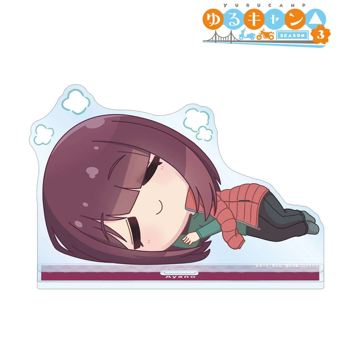 Loen Anime Store Laid-Back Camp Ayano Toki Chibikoro Ena Saitou Chibikoro HD Figurka Akrylowy Stojak Dekoracja Biurka Zbieraj Około 10 cm