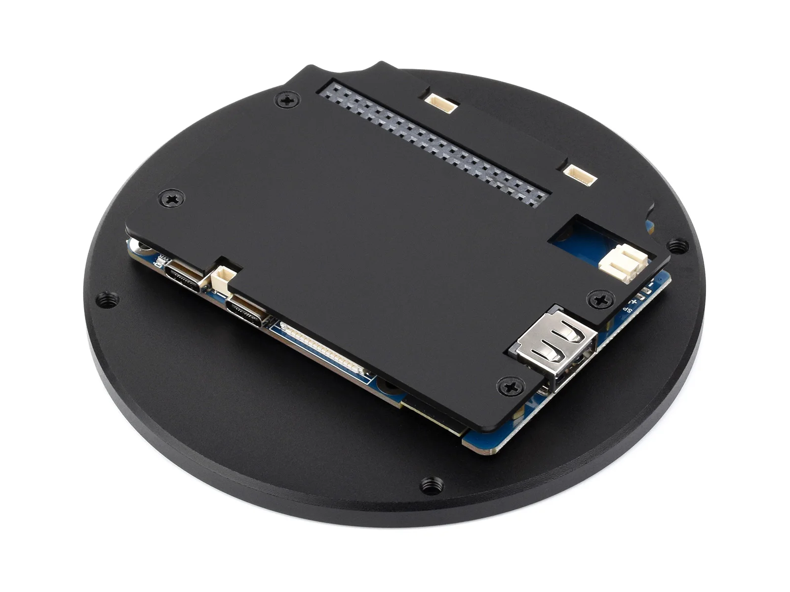 ESP32-P4 3.4/4 Inch Round Touch Display Development Board, 800×800/720×720 Resolution, Optical Bonding Toughened Glass