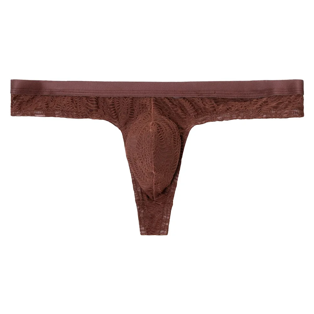 

Мужские трусы-стринги из жаккардовой сетки в японском стиле, с низкой посадкой, бикини, с анатомическим мешочком, ультрамодные трусики для мужчин