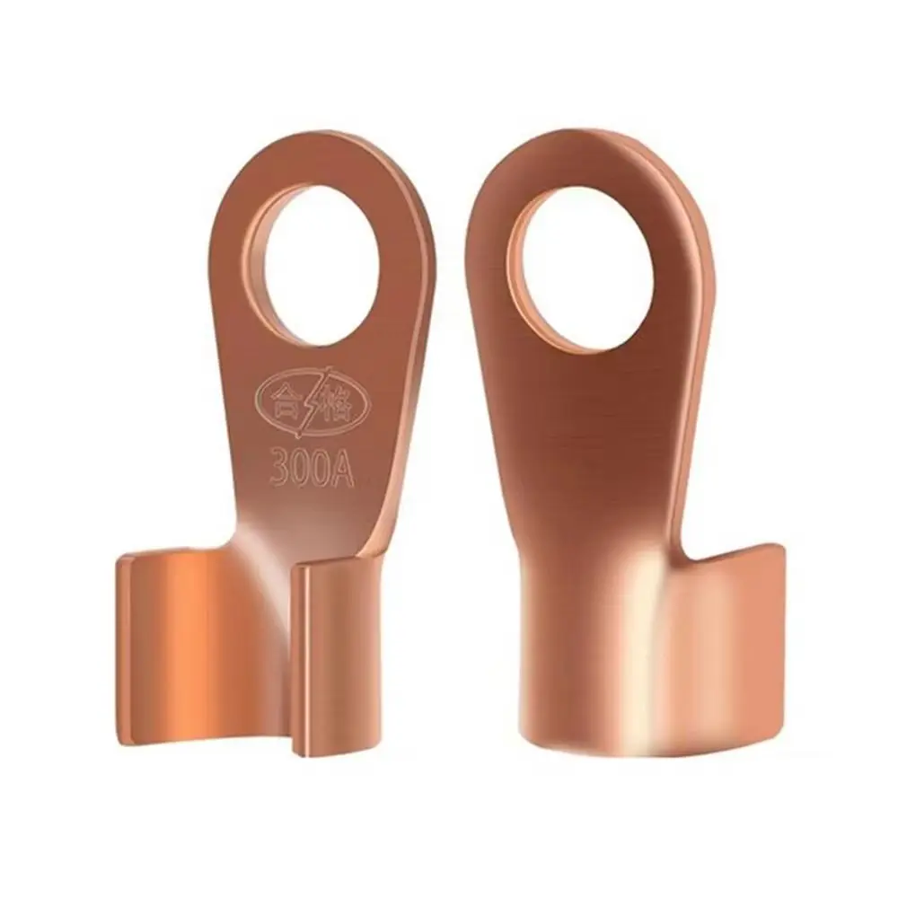 5/10Pcs OT Type OT Wire Nose Terminal Crimp 10A-400A Copper OT Cable Connector Kit Bolt Hole 1.5-16mm2 OT Lugs Ring Crimp