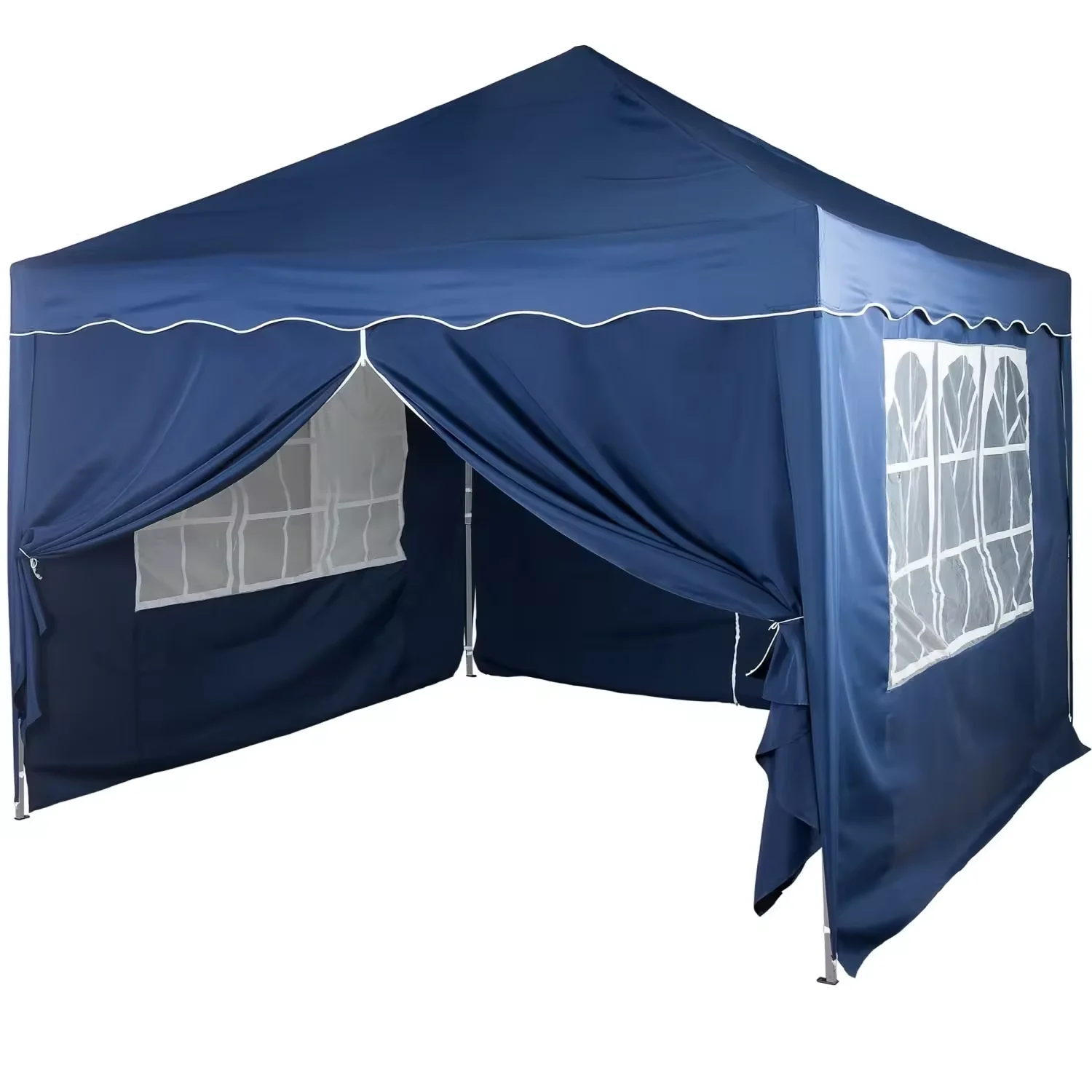 Gazebo de publicidade de aço ao ar livre de alta qualidade, longo último tecido dobrável, pavilhão, jardim, pérgula, manual, dossel popup, ferro