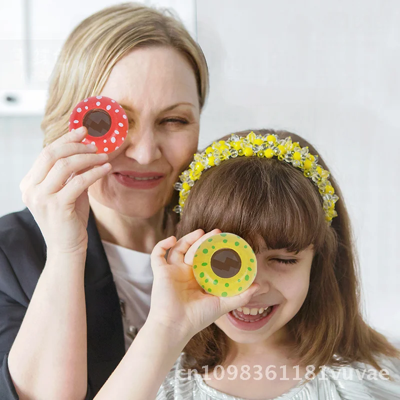 Kaléidoscope champignon en bois coloré, jouet pour bébés, éducation précoce, jeu magique multi-prisme pour enfants