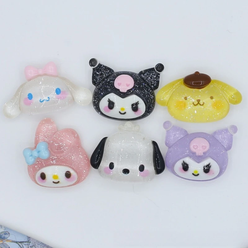 

5pcs Hello Kitty Accessories Cute Cartoon DIY Storage Box Material Accessories Desktop Travel Women Supplies Student Wholesale