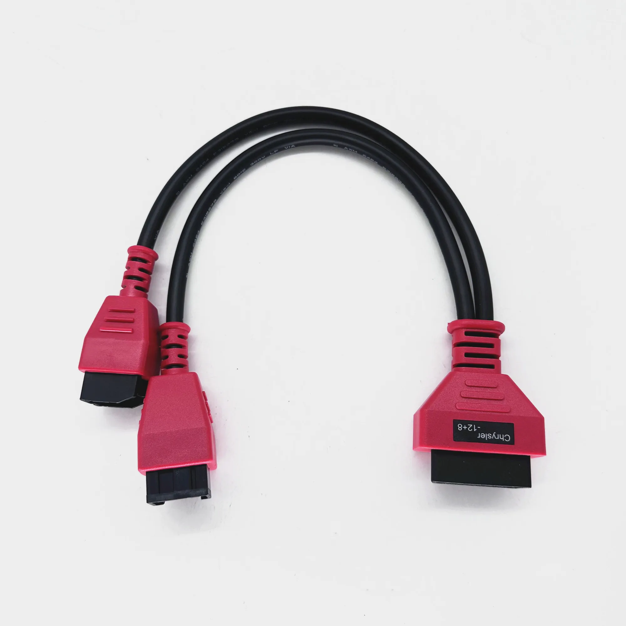 Cable adaptador para Chrysler FCA 12 + 8, conector Dagnostic para Jeep, Dodge, Fiat, trabajo en MaxiSys/IM608 /Launch X431V