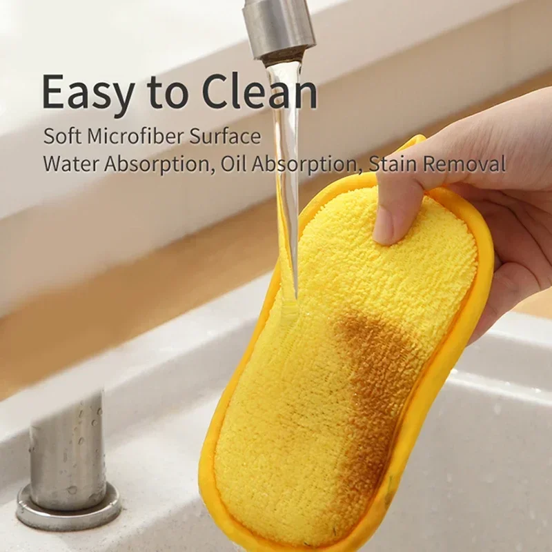 1pc Magic Cleaning Sponge for Dishes Multi-Purpose Scrub Sponges for Kitchen Bathroom Dishwashing Brush Tools Accessories