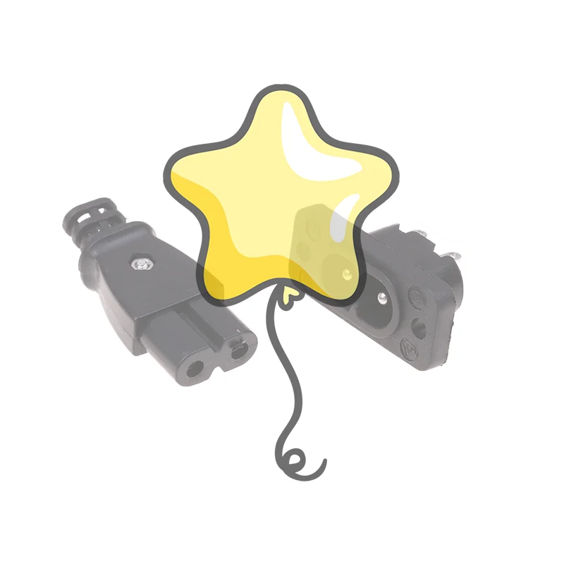 C8 Male Power Socke…