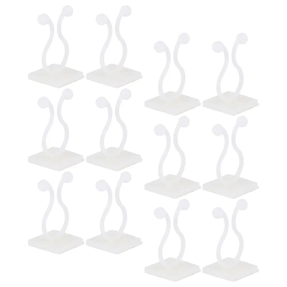 100 قطعة نبات ذاتي اللصق مقاطع الحائط الراتنج تسلق أصحاب النبات لحديقة الدفيئة داخلي في الهواء الطلق دعم الكرمة