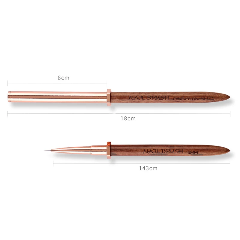 Pluma de fototerapia con pegamento para uñas, pincel de Gel UV, pincel acrílico, pinceles profesionales para decoración de uñas, pincel para pintar y dibujar, herramientas de manicura