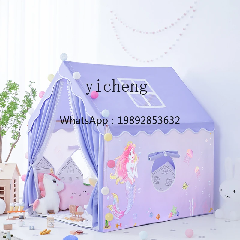 เต็นท์เด็กในร่ม ห้องเจ้าหญิง ปราสาท บ้านของเล่น บ้านจำลองขนาดเล็ก