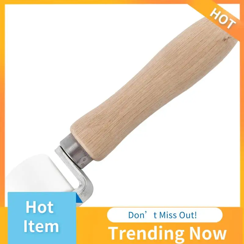 

Heavy Duty 28Mm White PTFE Seam Roller For PVC / EPDM Roofing Vinyl Decking Membrane And Banner Welding Accessories
