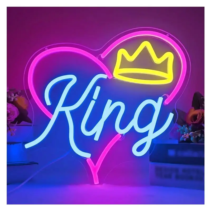 king-neon-sign-alphabet-light-dimmable-usb-power-switch-bedroom-kids-room-wall-decoration