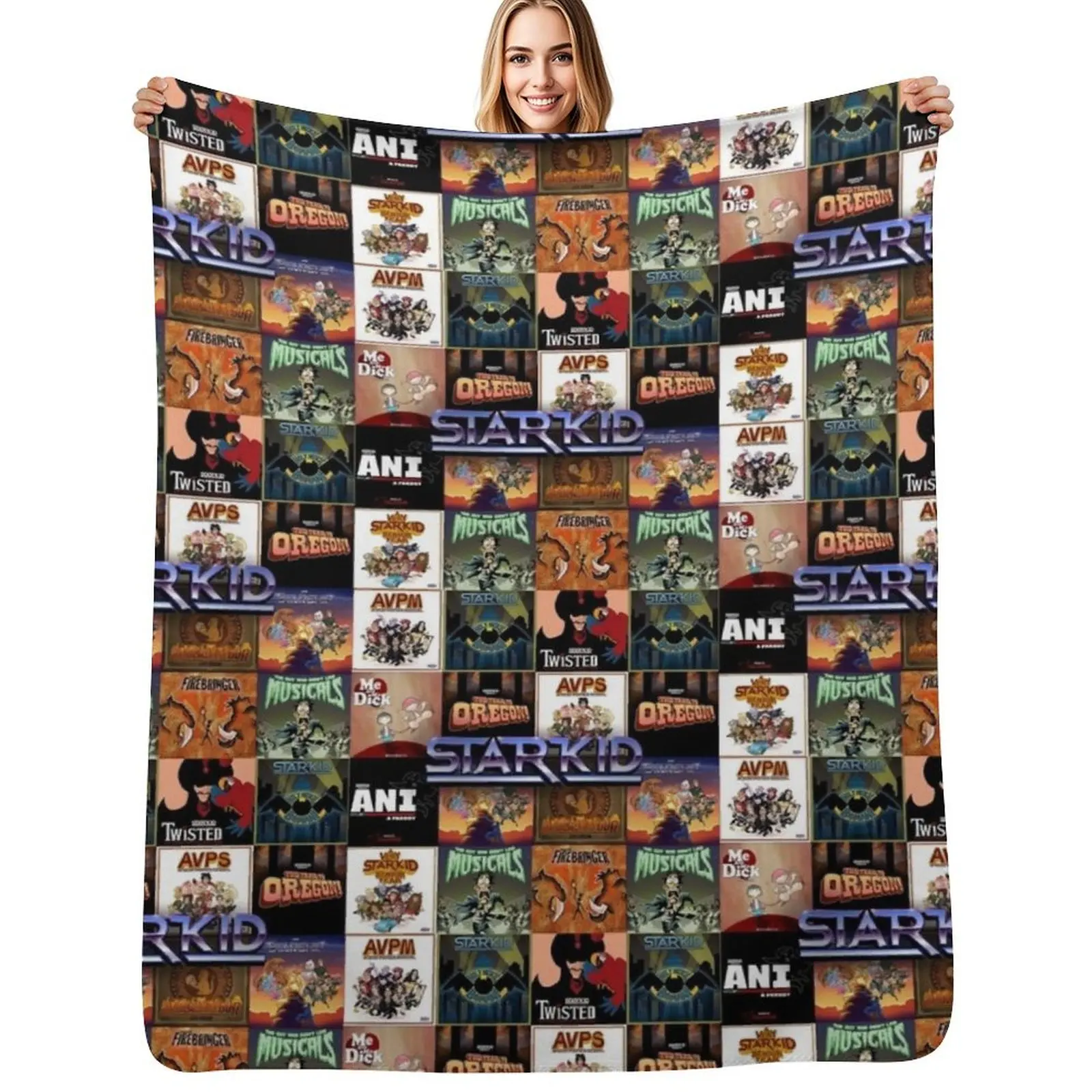 

Starkid Musicals Throw Blanket Extra Large Throw Bed covers Giant Sofa Weighted Blankets