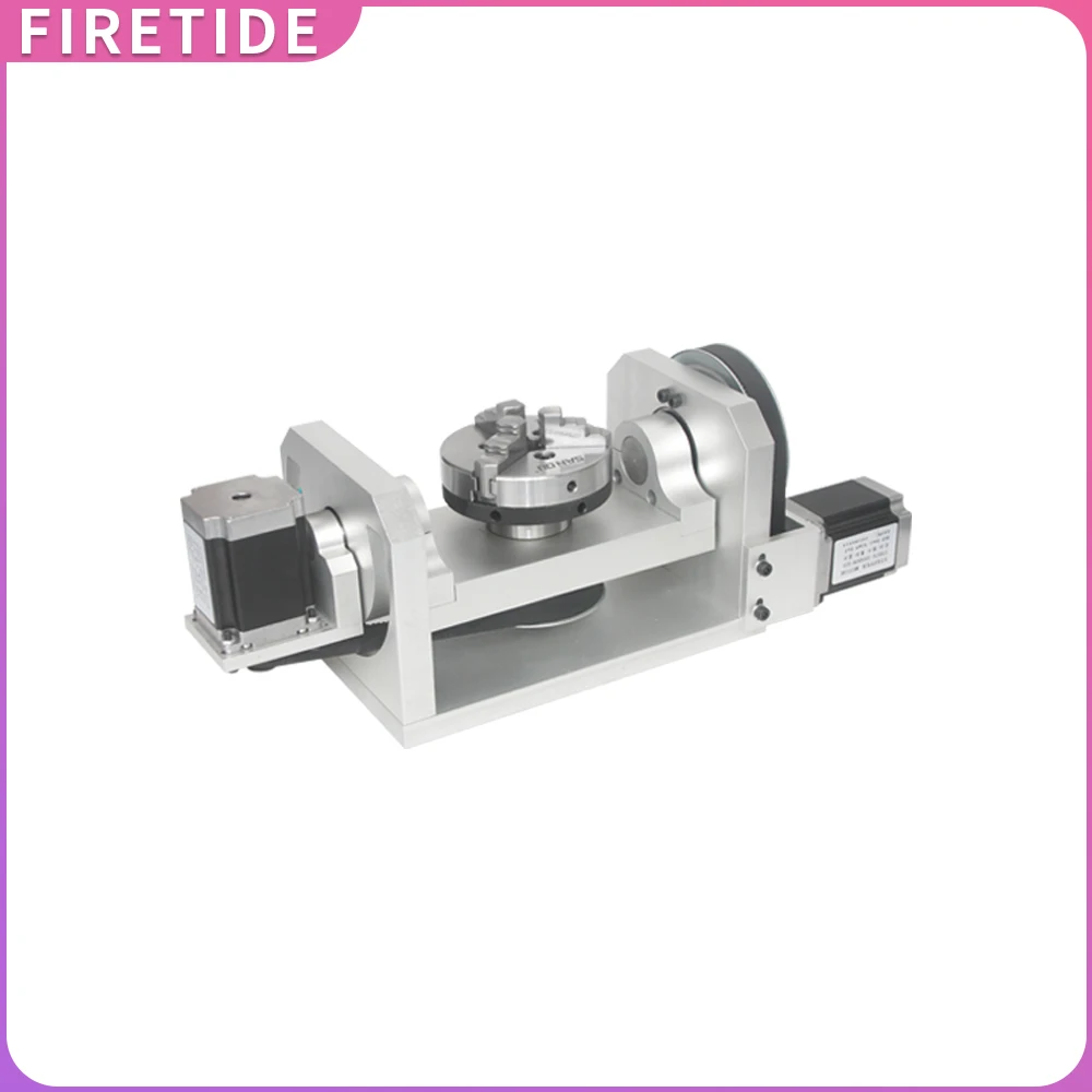 

Станок с ЧПУ 4-я 5-я поворотная ось 100 мм 3-кулачковый патрон Ось вращения для фрезерного станка по металлу и дереву