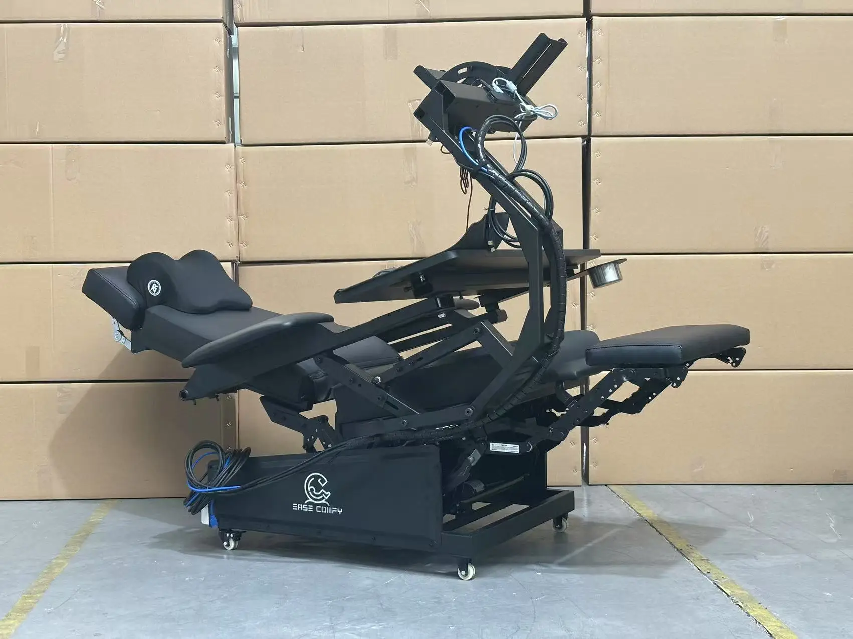 EASE TRIO  Reclining workstation Computer Cockpit zero Gravity Chair Heat Cool Massage Comfortable affordable chair workstation
