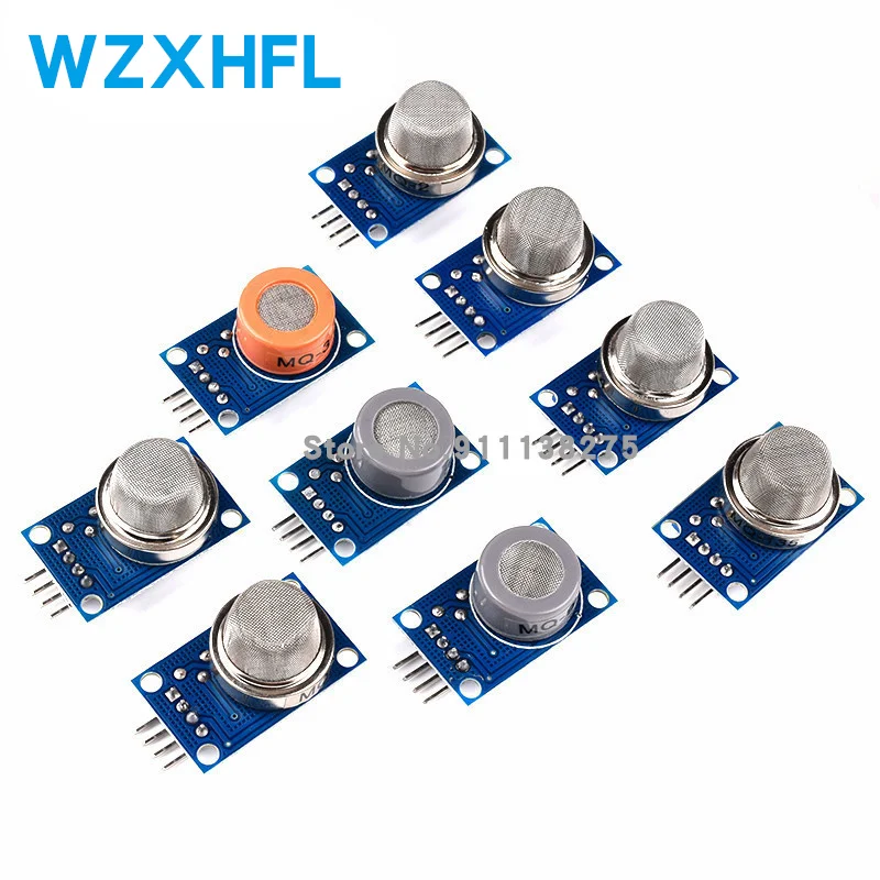 MQ-2 MQ-3 MQ-4 MQ-5 MQ-6 MQ-7 MQ-8 MQ-9 MQ-135 Detection Smoke methane liquefied Gas Sensor Module for Arduino Starter DIY Kit