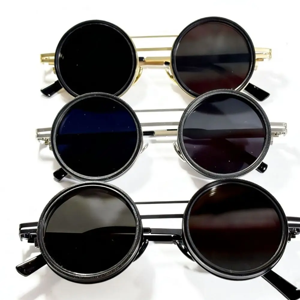 Gafas de sol ND9 para pesca – Redondas retro con atenuación UV - imagen 4