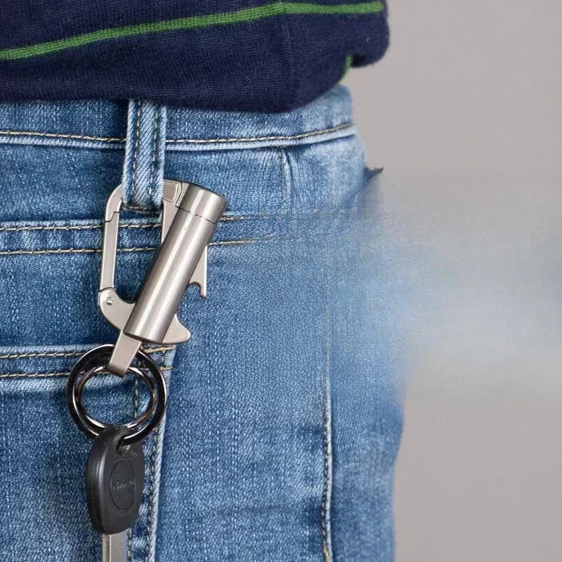 Multifunctional Kero sene Keychain Lighter Bottle Opener Grinding Wheel Flint Oil Lighter Windproof Outdoor Camping Lighter