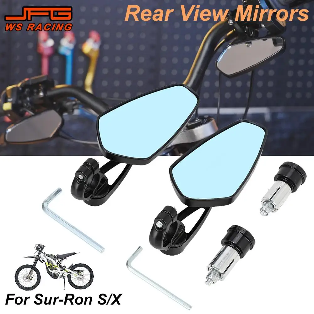 

Rearview Mirror Motorcycle Accessories Rear-vision Mirrors Aluminu for Surron Sur-Ron Lightbee Light Bee S X Electric Bike Parts