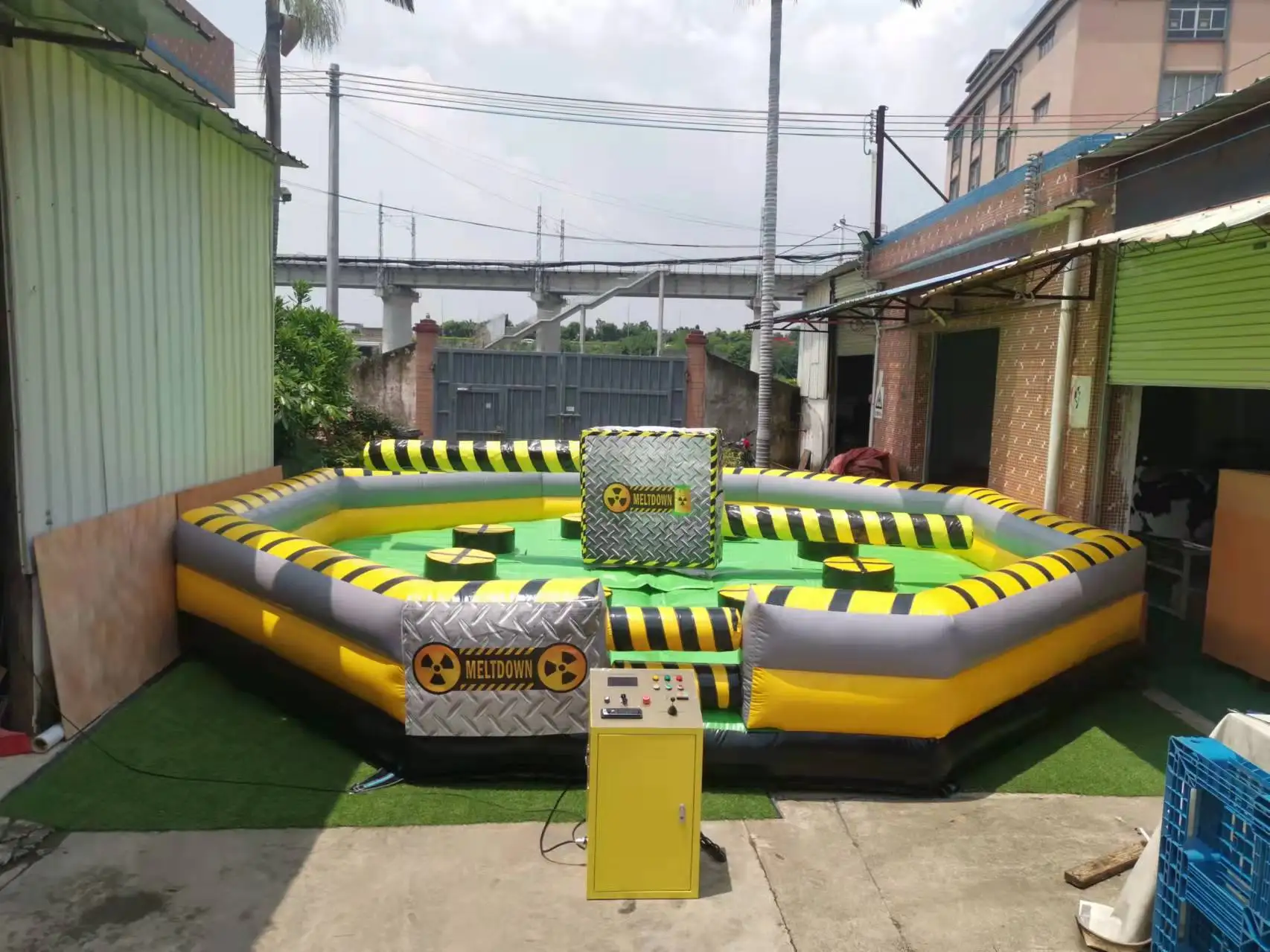 This is Mr. Bouncy Castle's last Standing Man, Very interesting Contact For more information.