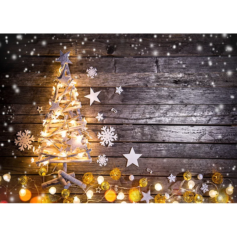 SHUOZHIKE Рождественская Тема Фотография фон Снеговик Рождественская елка Портретные фоны для фотостудии реквизит