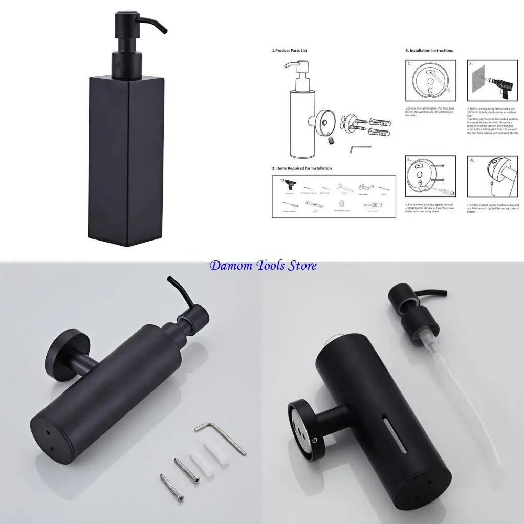 

57be 200 мл кухонного мыла Ручной диспенсер для пресс -диспенсеры Организатор Организатор бутылка для ванной комнаты жидкие в