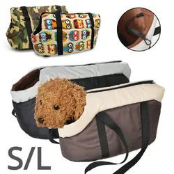 Borse per cani da compagnia Borsa da viaggio portatile traspirante a tracolla con chiusura di sicurezza con cerniera Borsa per animali domestici adatta per cani di piccola taglia gatti