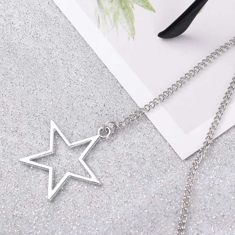 النساء نظارات القراءة الجوف ستار نظارات قلادة النظارات الحبل سلسلة النظارة العين ارتداء الملحقات