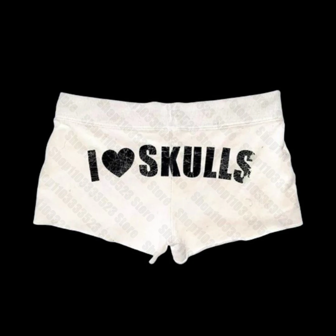 Fashion Vintage Underpants Fairy Streetwear Female panties Y2k Harajuku Gothic E-girl Print panties Women Clothing Underwear 90s