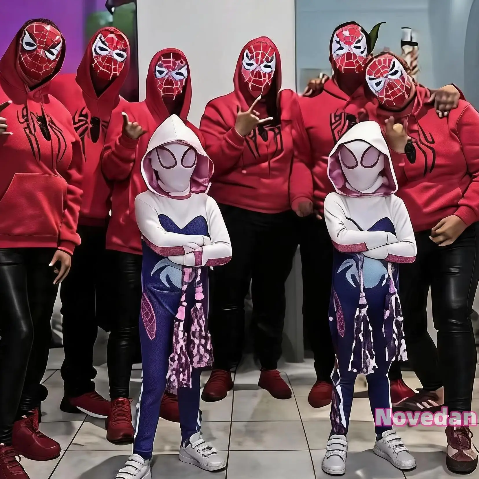 Fantasia de Halloween para Meninas, Fantasia de Aniversário do Spidy Spidey e Seus Amigos, Fantasia de Super-Herói, Fantasia de Spidergirl, Macacão