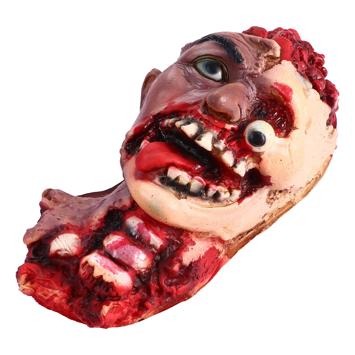

Haunted House Prop Halloween Mask Scary Fake Emulsion Dead Decor Spooky Toy Realistic Reusable Ghost Party Tricky Scene