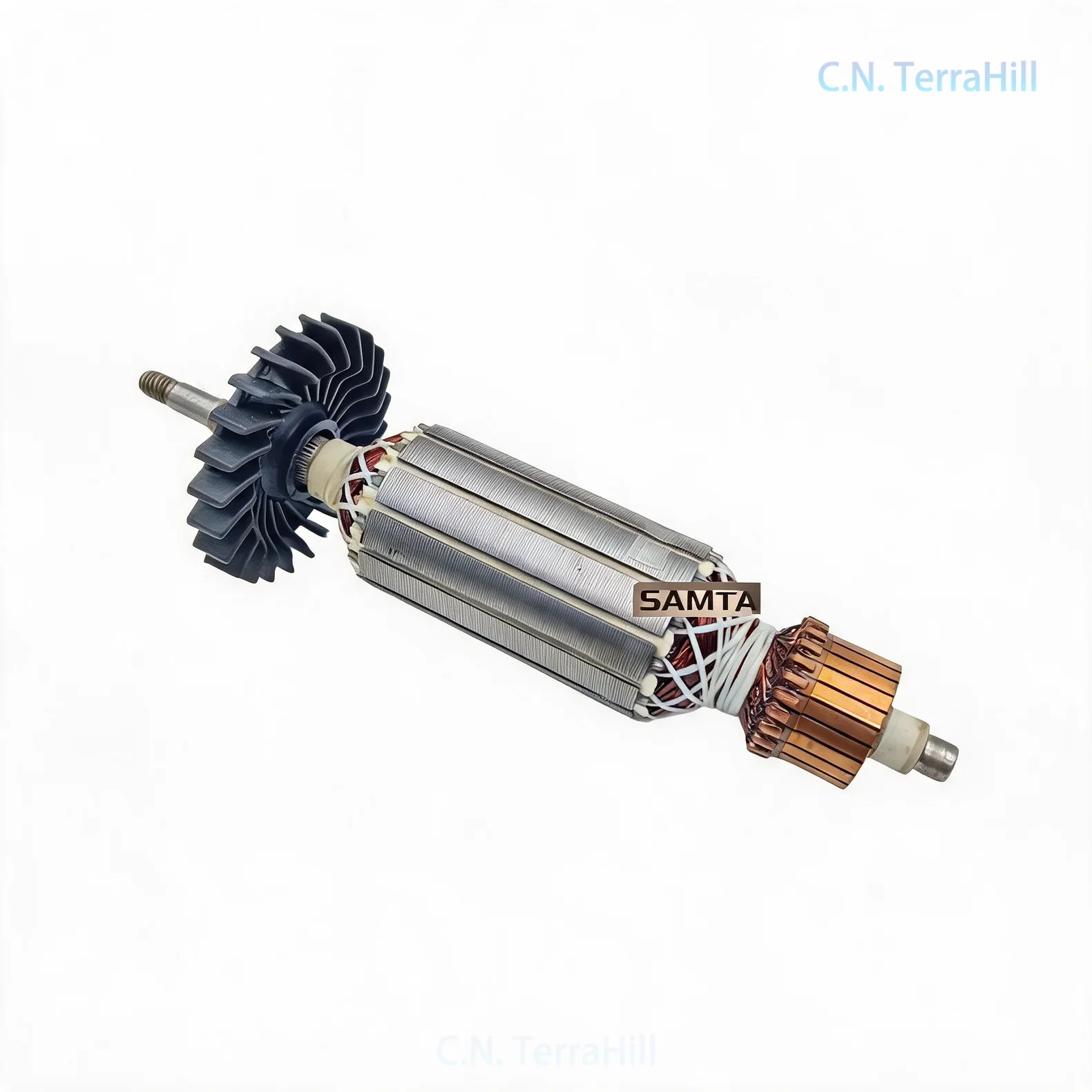 Angle Grinder Rotor Armature NA185828 Replacement Part for DWE8200S DWE8201T Power Tool Motor Repair