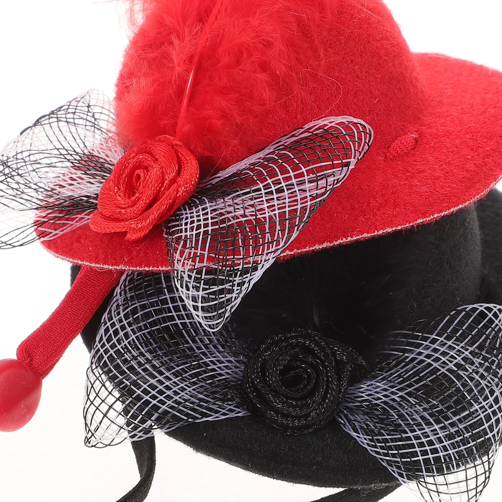 

6 Pcs Mini Princess Hair Accessories Hat Party Hats Tiny for Crafts Miniature Polyester Small Bowler