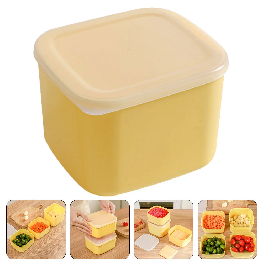 

2 Pcs Cheese Crisper Bacon Keeper Fridge Storage Containers Charcuterie Holder Cheeseits for Box