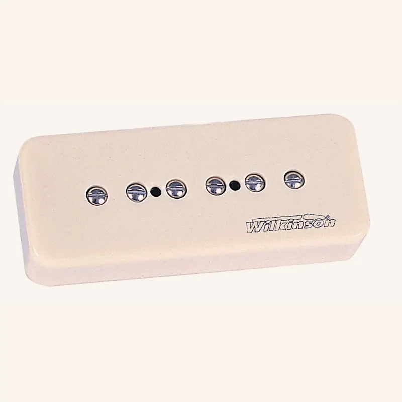 

Новинка, 1 комплект, Wilkinson, 2 шт., кремовое мыло P90, одна катушка, гриф и бридж, звукосниматели для электрогитары, хамбакера