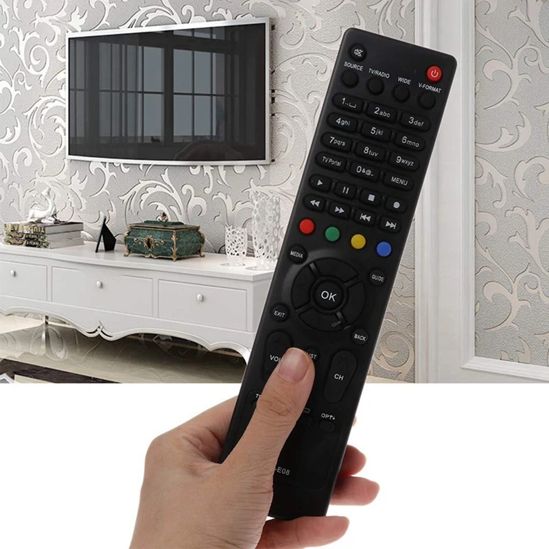 Remote Control RM-E08 Replacement For HUMAX VAHD-3100S TV Television Box Smart Set Top Box 1 Pcs