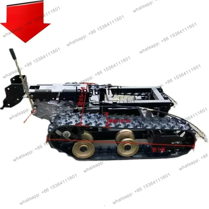 All-terrain crawler transporter crawler, creeper agricultural vehicle, climbing and pulling wood crawler