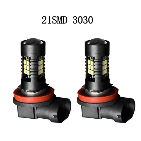 2 шт. H8 H11 Светодиодный ные лампы H16 JP 9005 HB3 9006 HB4 светодиодные лампы супер яркие Автомобильные противотуманные фары дневного света 12 в 6000K белый