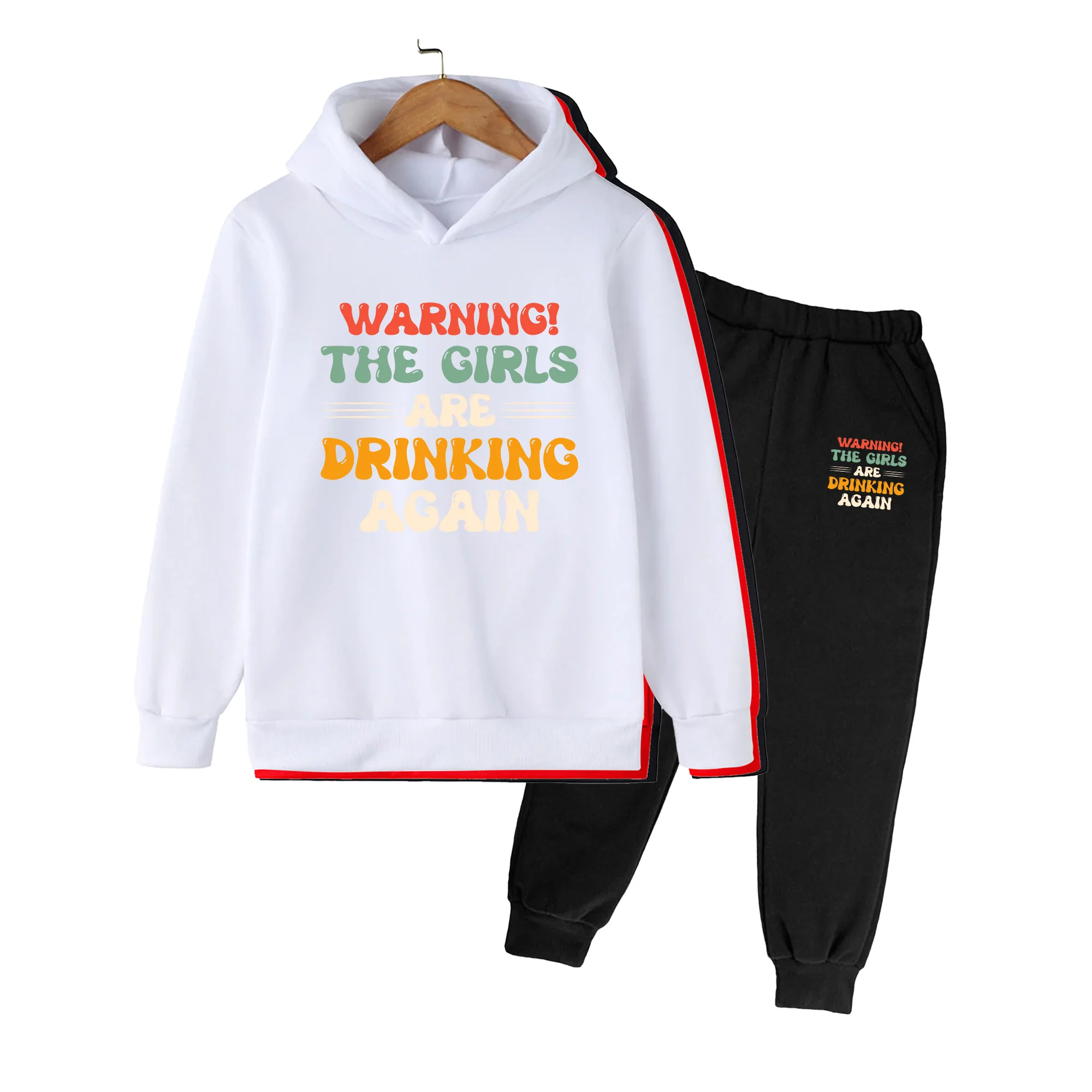 Kids Hoodie & Sweatpants Set, Retro 
