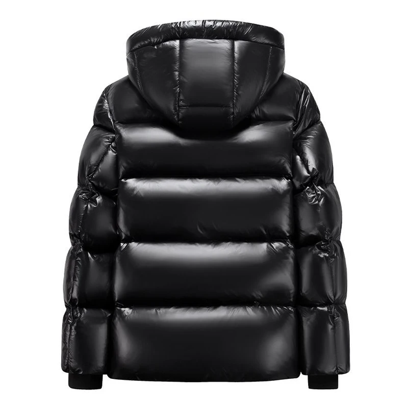 Short Down Jackets Men Duck With Hood Puffer Jacket Mens Clothes Women Black Feather Winter Luxury Man Down Coat Men Waterproof