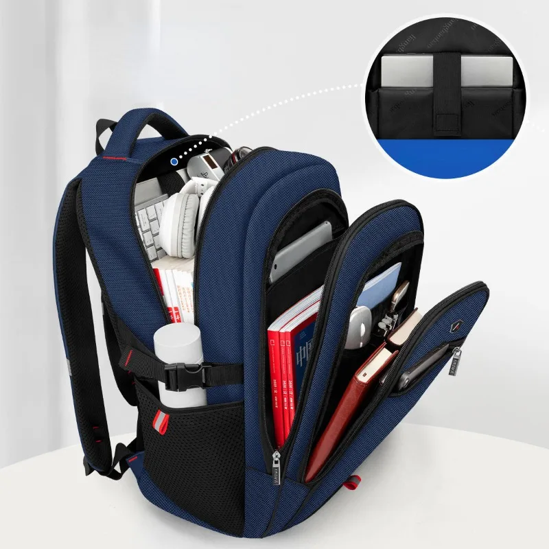 Junior High School Student Schoolbag Boys Large Capacity Durable Fashion Trendy Backpack Men Sports Business