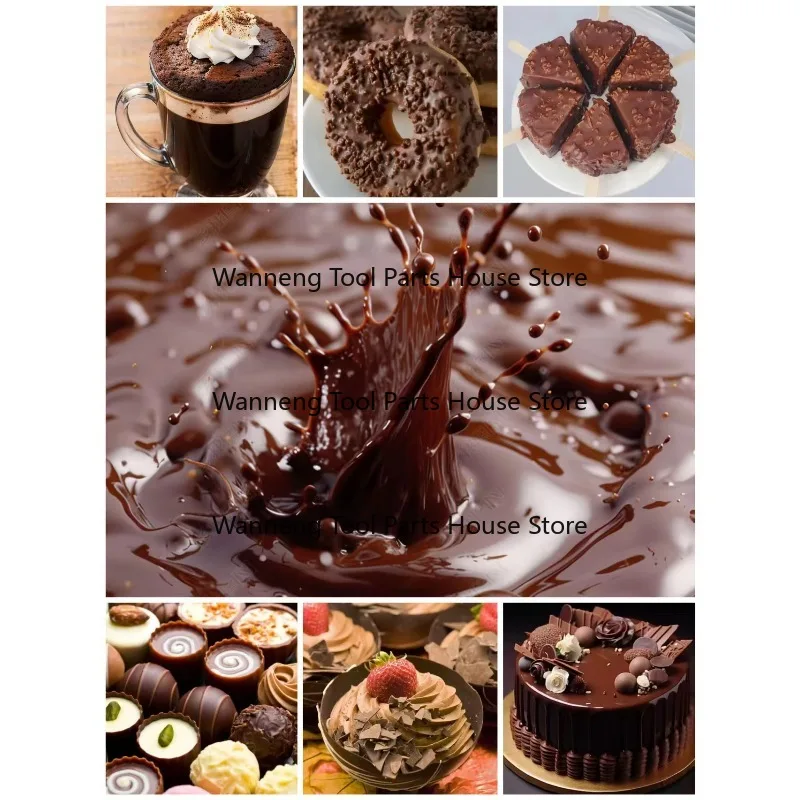 Commercial Stainless Steel Electric 2 Pot Chocolate Tempering Machine Small Automatic Chocolate Butter Melting Machine