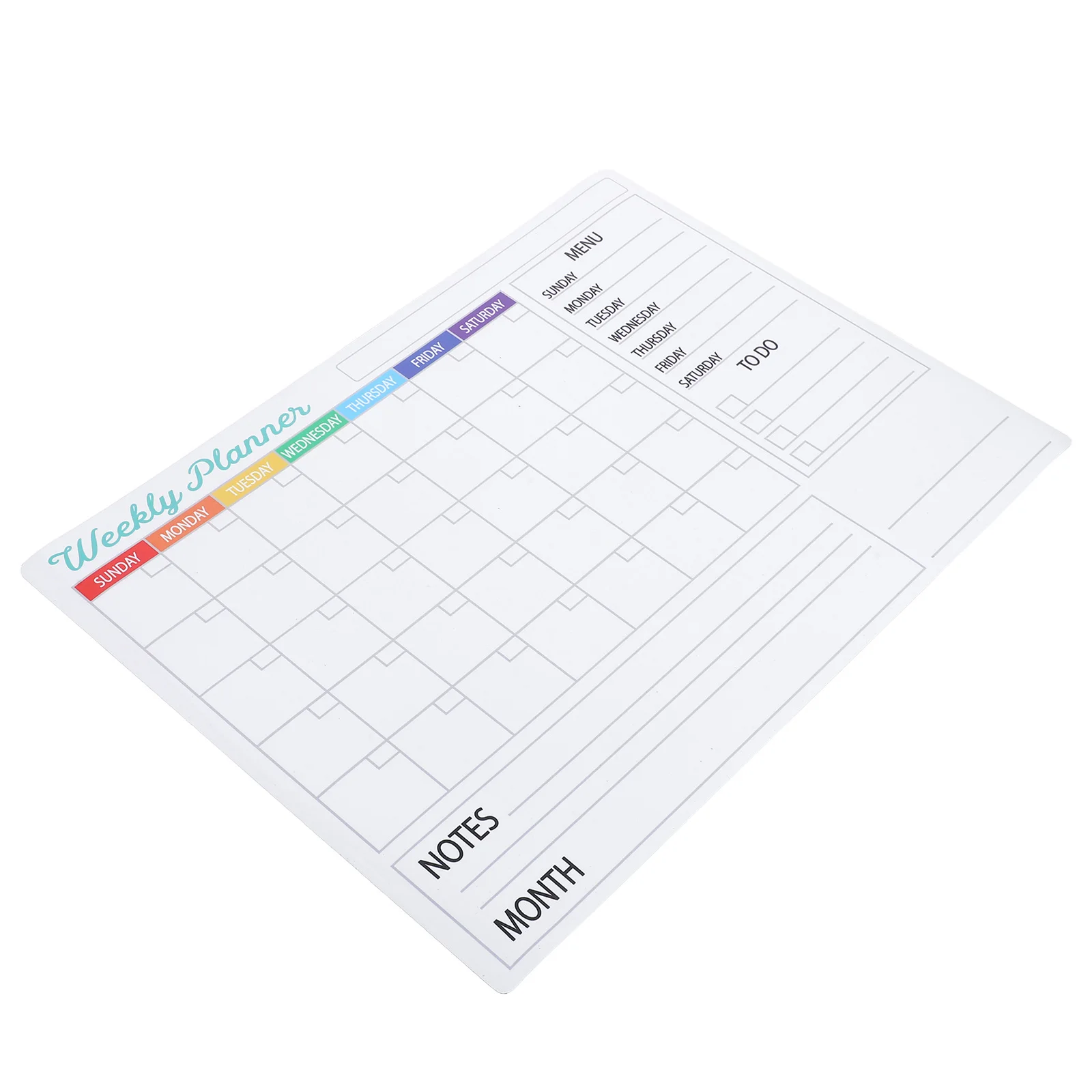 Monthly Planner Whiteboard Sticker Pack 12 Months Yearly Calendar Dry Erase Surface for Scheduling Goal Setting Productivity