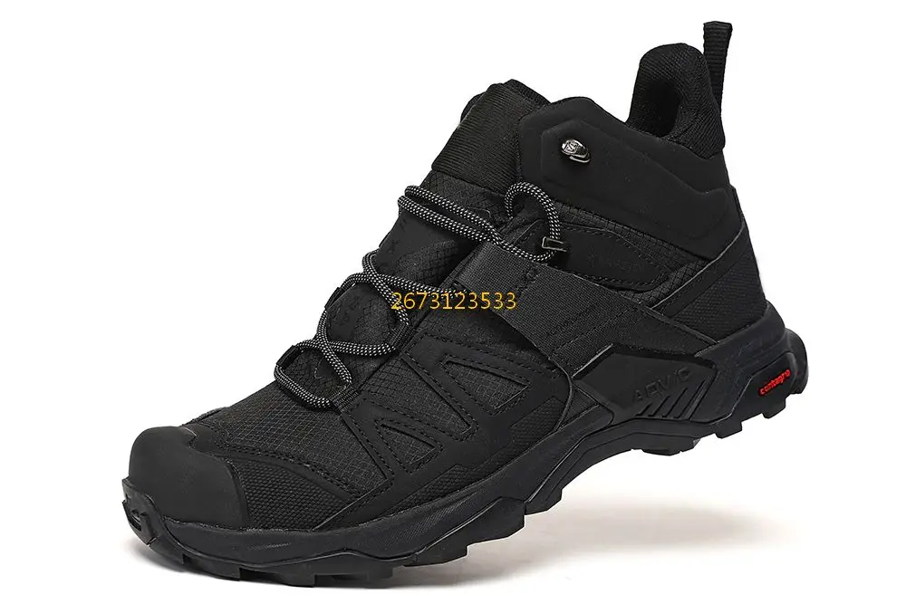 X Ultra 4 GTX zapatos de senderismo de corte medio, resistentes al desgaste, zapatos de senderismo al aire libre para hombres y mujeres