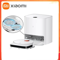 New XIAOMI MIJIA Robot Vacuum Mop Pro Self Cleaning Home Sweeping 3000PA Cyclone Suction Rotating Pressure Washing Mopping Smart