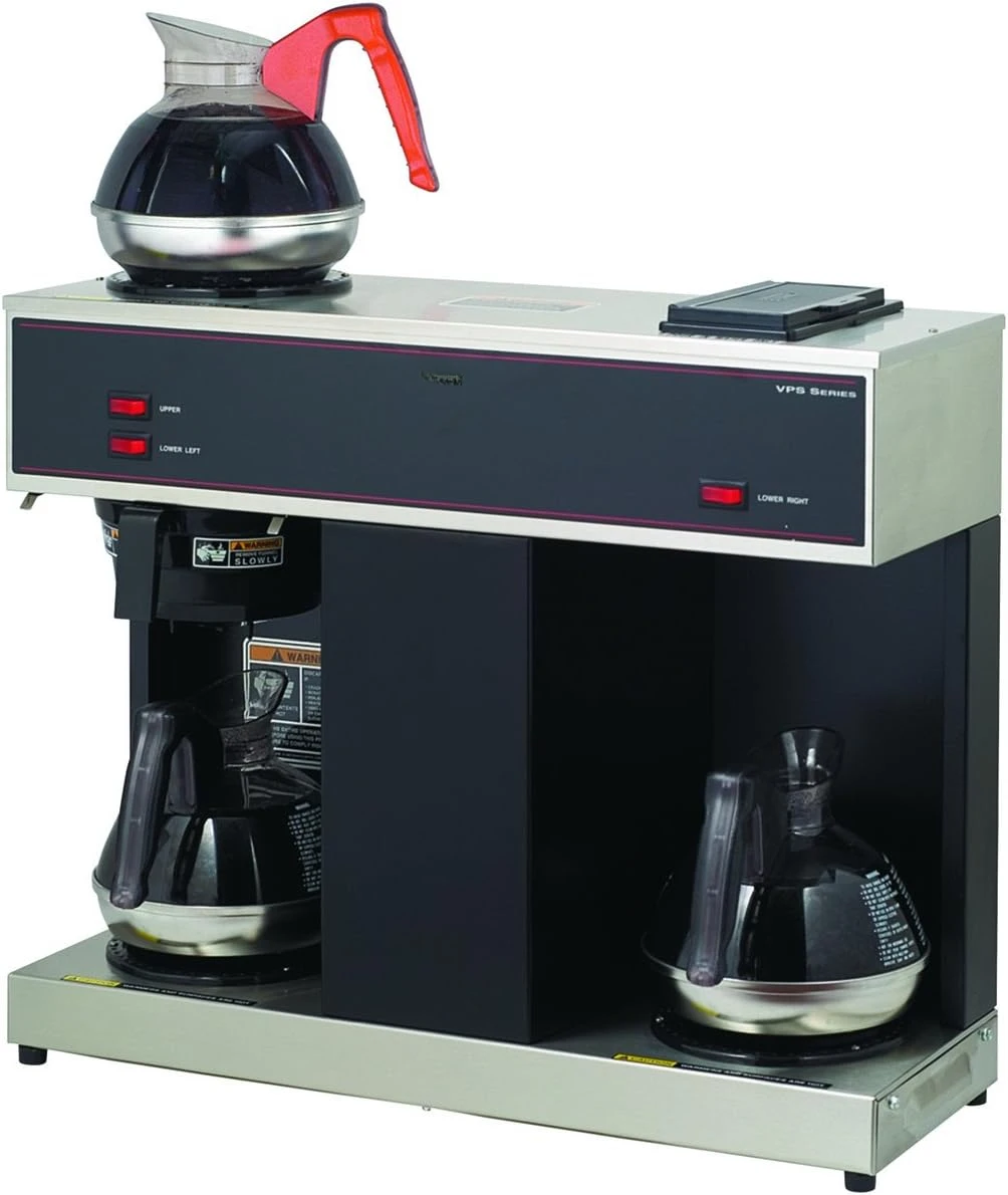 12-Cup Pourover Commercial Coffee Brewer, with 3 Warming Stations (120V/60/1PH)