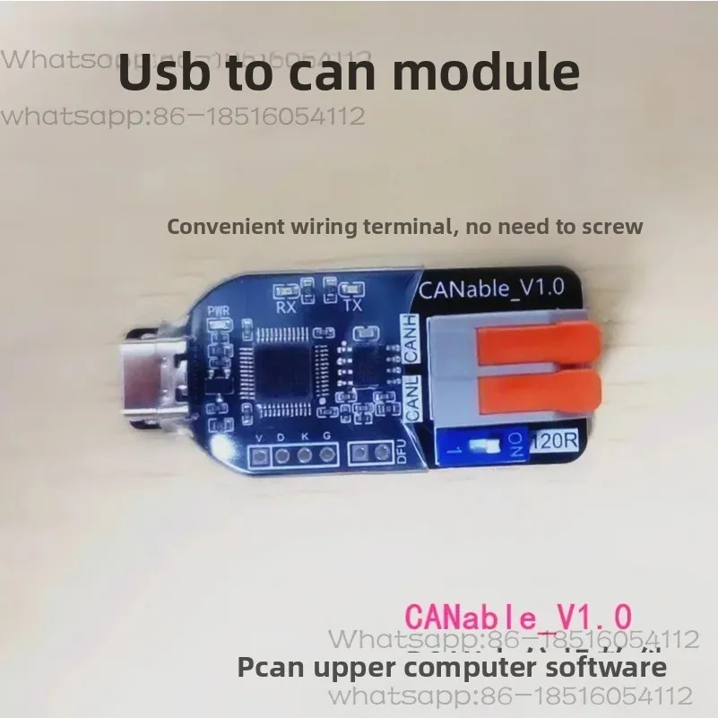 

USB to CAN Module CANable CAN Analyzer USB to PCAN Adapter USB CAN Analyzer