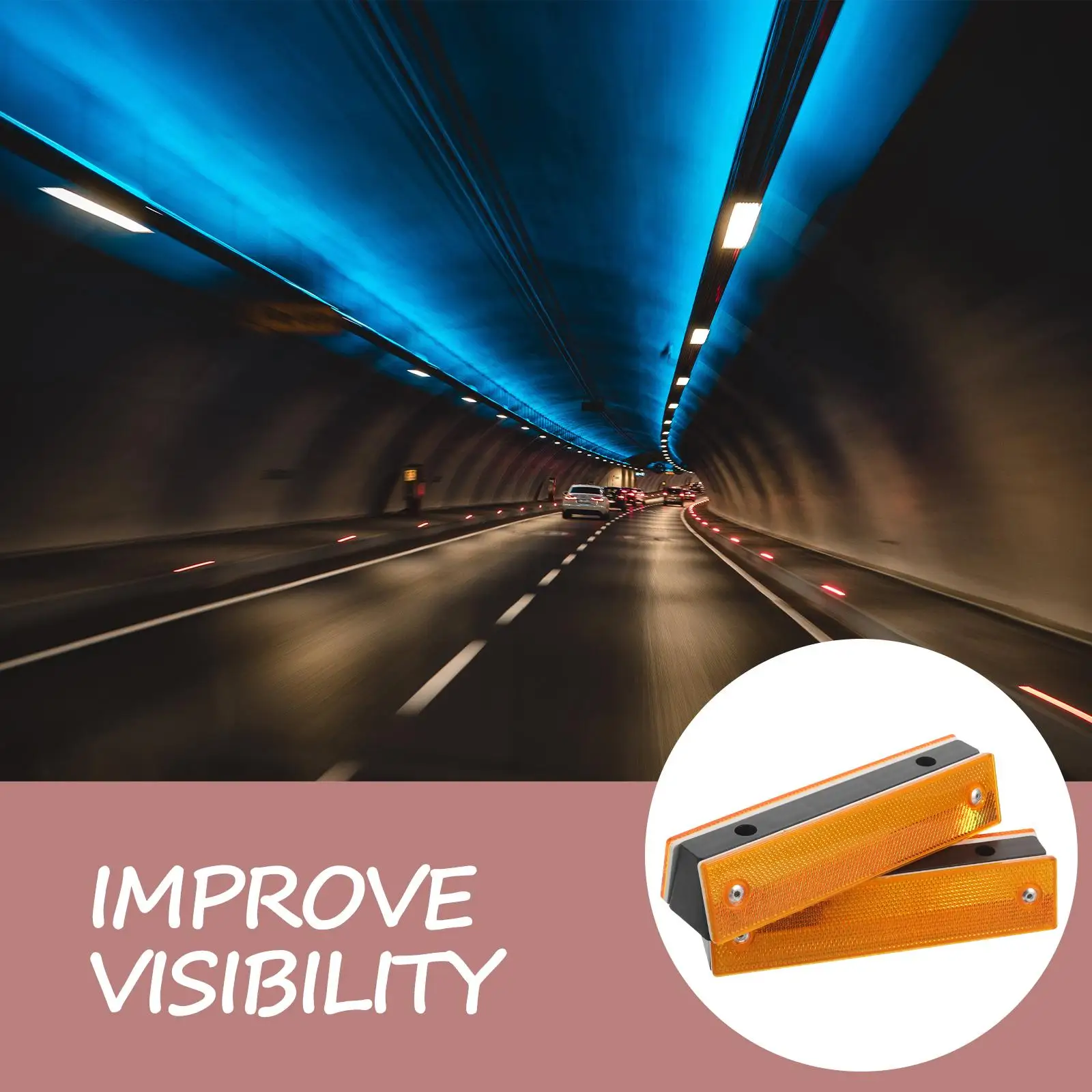 4 шт. маркеры дорожные знаки тротуалет светоотражающие маркеры для подъездной дороги индуктивные отражатели для подъездной дороги шоссе палатка в гараже