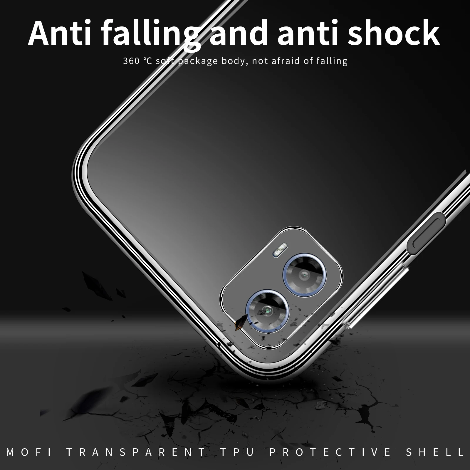 For Motorola Moto G34 5G Case MOFi Ultra Thin Soft TPU Clear Back Cover Phone Cases For Motorola Moto G34 image 6