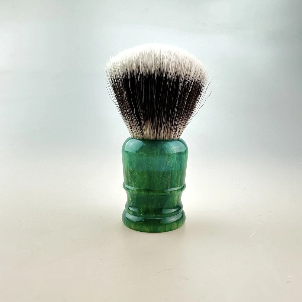 FS-26mm FAN G7 Synthetic Fiber Shaving Brush Mixed Flow Gold Colorful Handle,Berber Daily Use,Wet shaving good partner,Best Gift