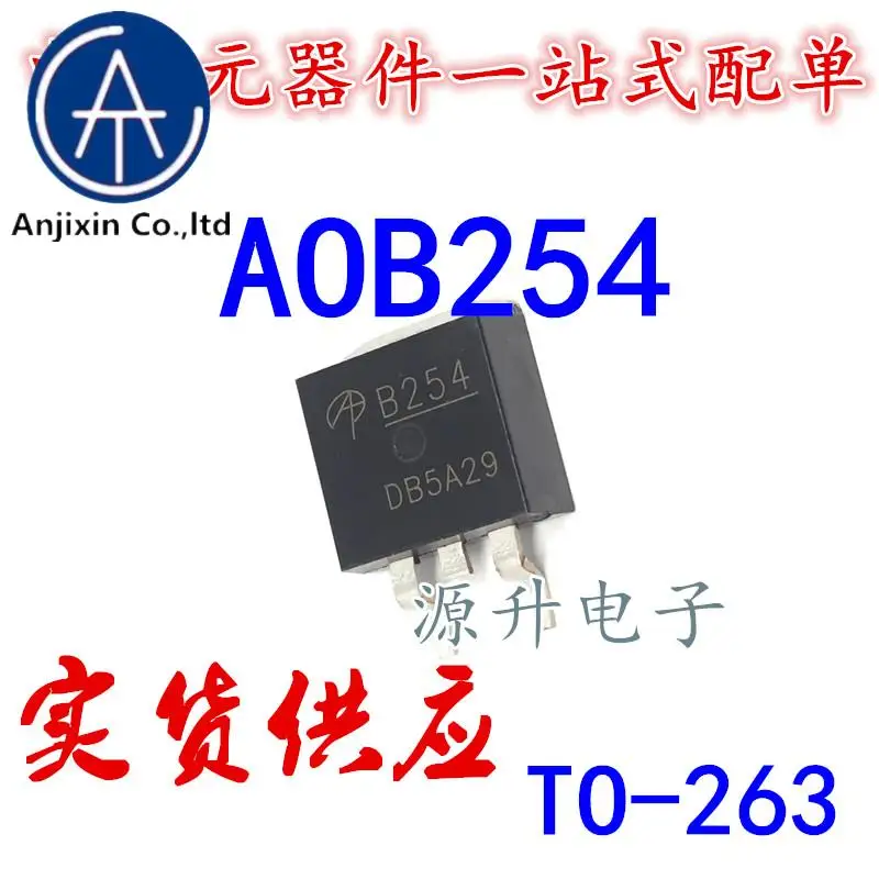 

10PCS 100% orginal new AOB254L/B254 field effect MOS tube patch TO-263 N channel